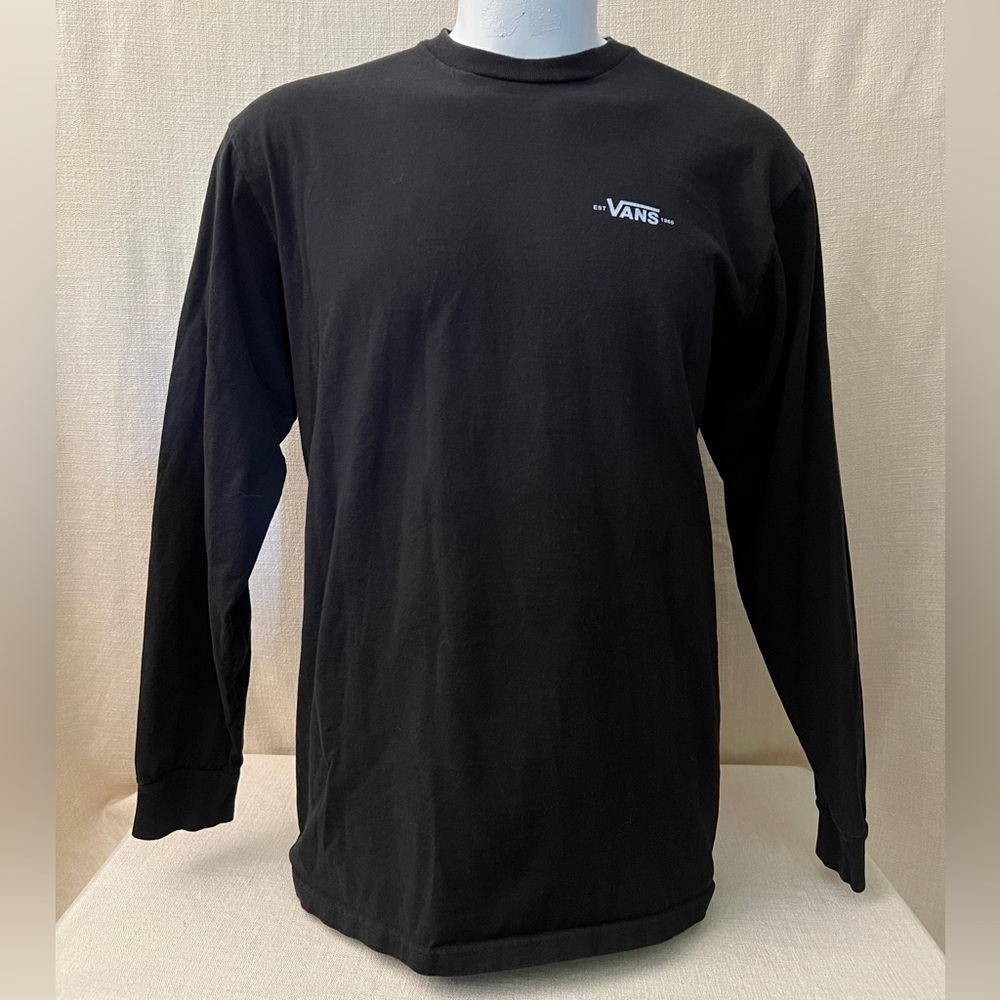 Black men’s Vans T-shirt large used